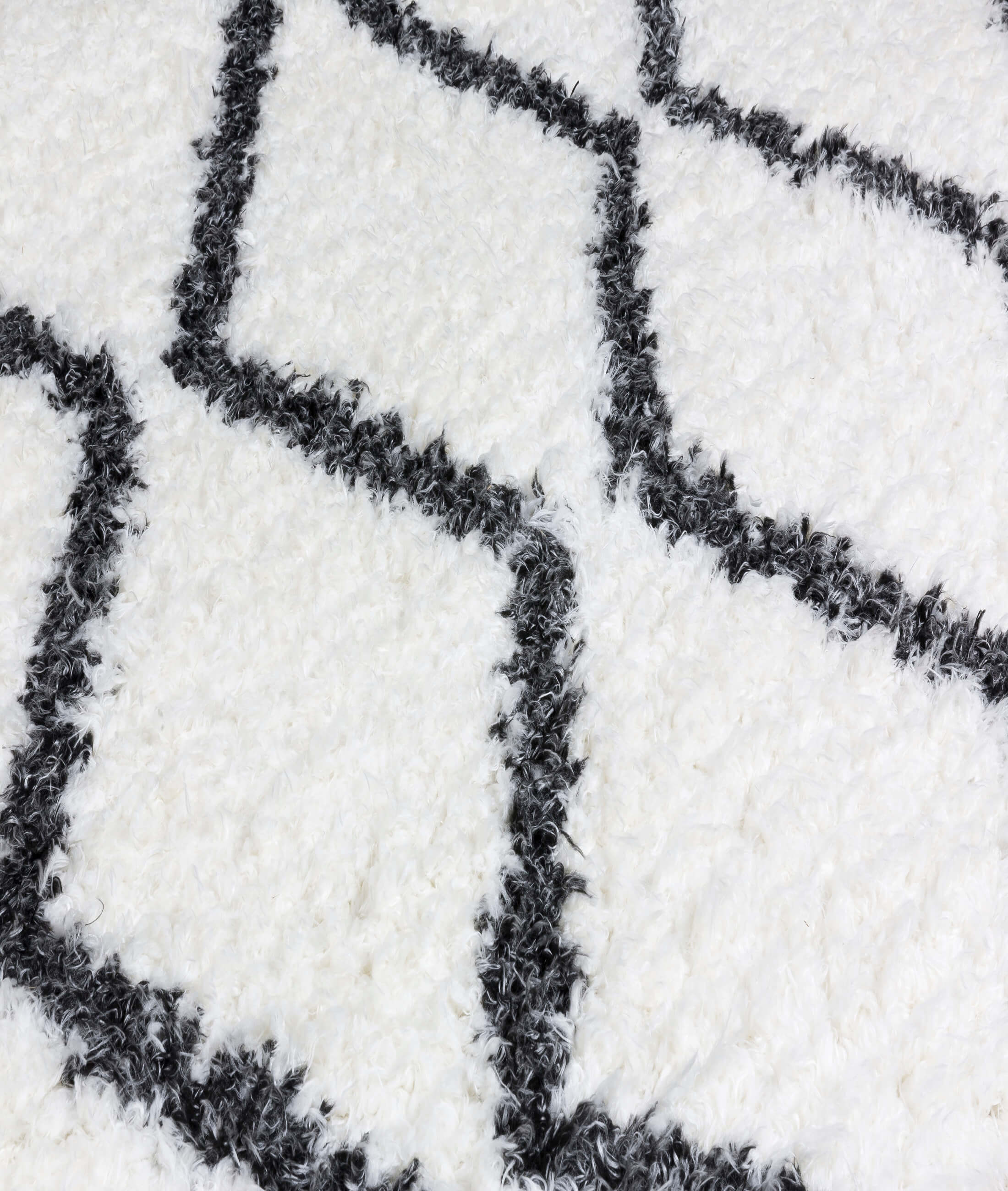 Marakesh White Anthracite Carpet 0420A